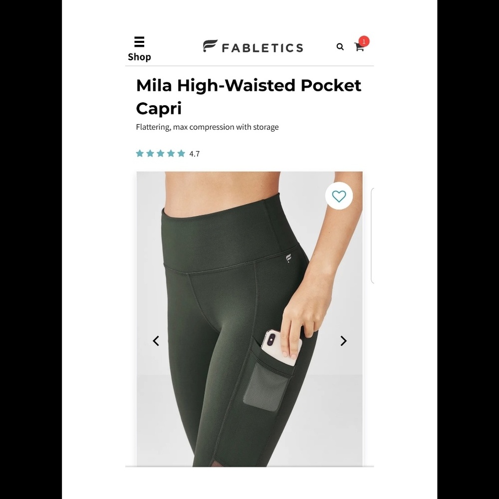 Fabletics mila high waisted full length! legging
